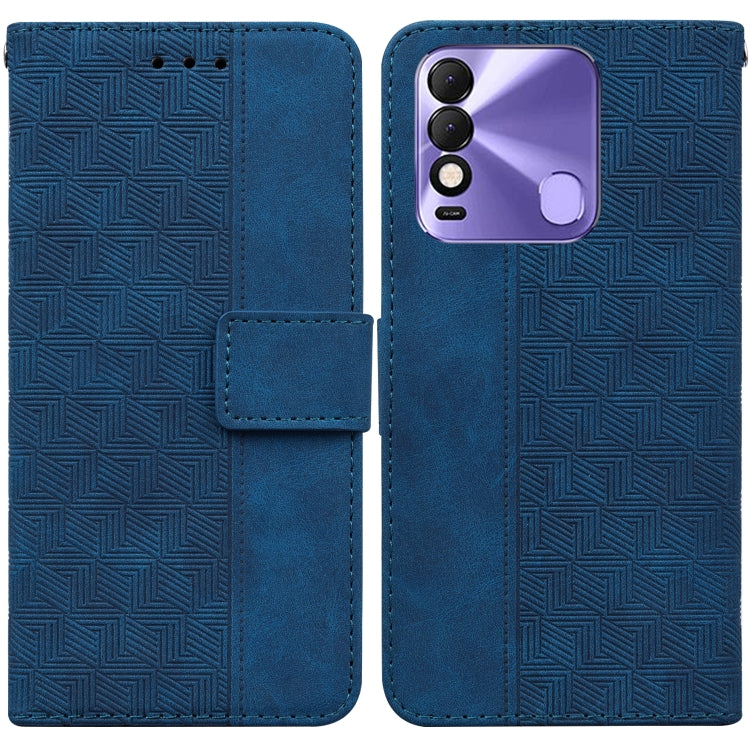 Geometric Embossed Leather Phone Case, For Tecno Pova Neo LE6, For Tecno Spark 7 Pro, For Tecno Spark 8 / 8T, For Tecno Spark 8P, For Tecno Spark Go 2022 / Spark 8C