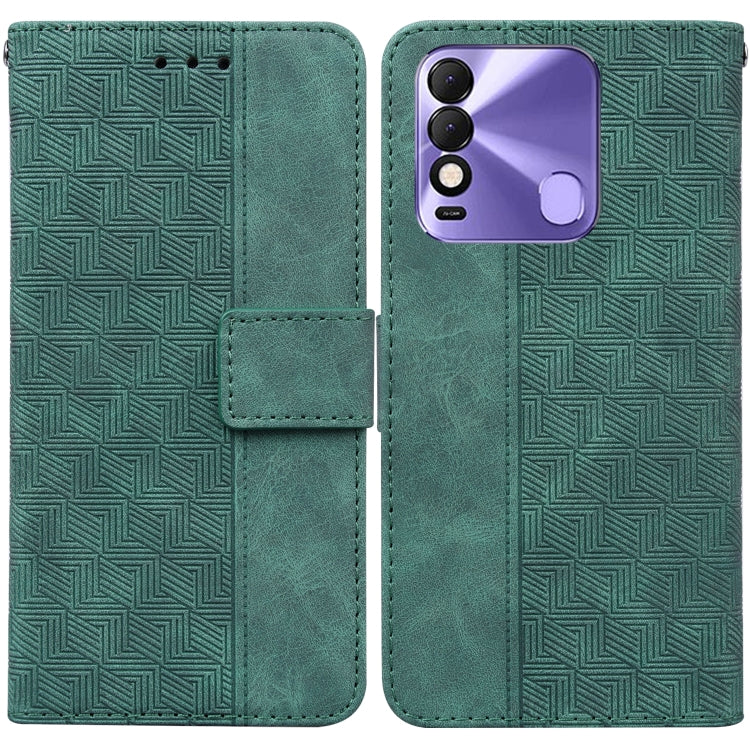 Geometric Embossed Leather Phone Case, For Tecno Pova Neo LE6, For Tecno Spark 7 Pro, For Tecno Spark 8 / 8T, For Tecno Spark 8P, For Tecno Spark Go 2022 / Spark 8C