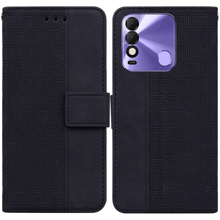 Geometric Embossed Leather Phone Case, For Tecno Pova Neo LE6, For Tecno Spark 7 Pro, For Tecno Spark 8 / 8T, For Tecno Spark 8P, For Tecno Spark Go 2022 / Spark 8C
