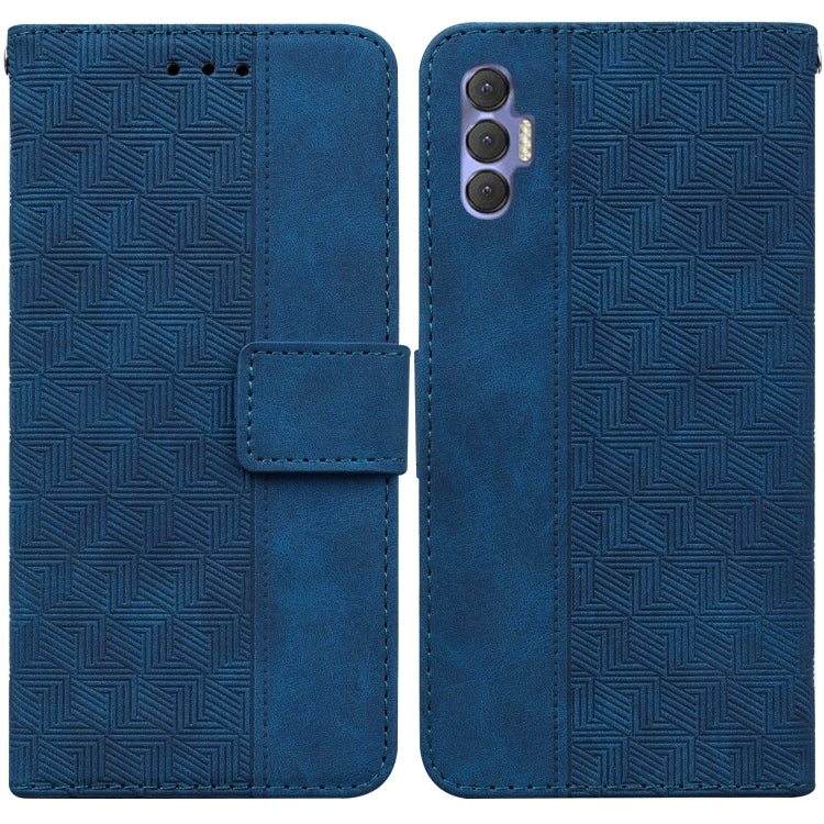 Geometric Embossed Leather Phone Case, For Tecno Pova Neo LE6, For Tecno Spark 7 Pro, For Tecno Spark 8 / 8T, For Tecno Spark 8P, For Tecno Spark Go 2022 / Spark 8C