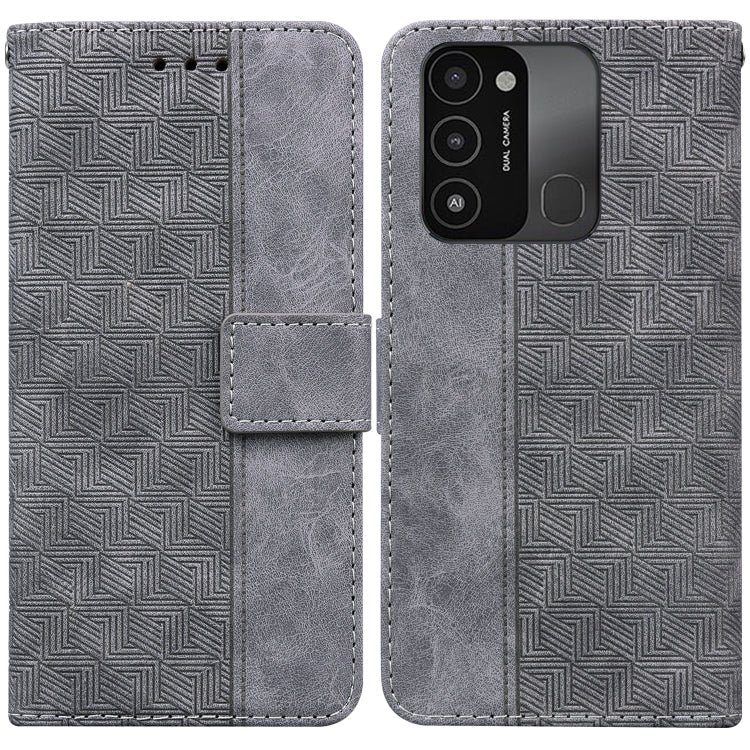 Geometric Embossed Leather Phone Case, For Tecno Pova Neo LE6, For Tecno Spark 7 Pro, For Tecno Spark 8 / 8T, For Tecno Spark 8P, For Tecno Spark Go 2022 / Spark 8C