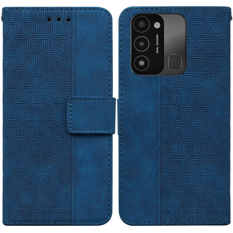 Geometric Embossed Leather Phone Case, For Tecno Pova Neo LE6, For Tecno Spark 7 Pro, For Tecno Spark 8 / 8T, For Tecno Spark 8P, For Tecno Spark Go 2022 / Spark 8C