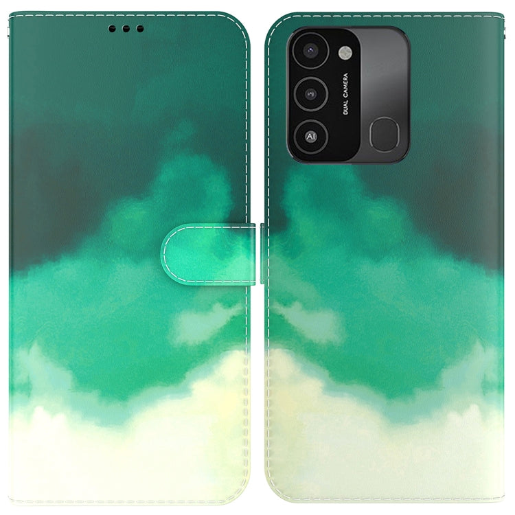 Watercolor Pattern Horizontal Flip Leather Phone Case, For Tecno Spark 8P, For Tecno Spark Go 2022 / Spark 8C