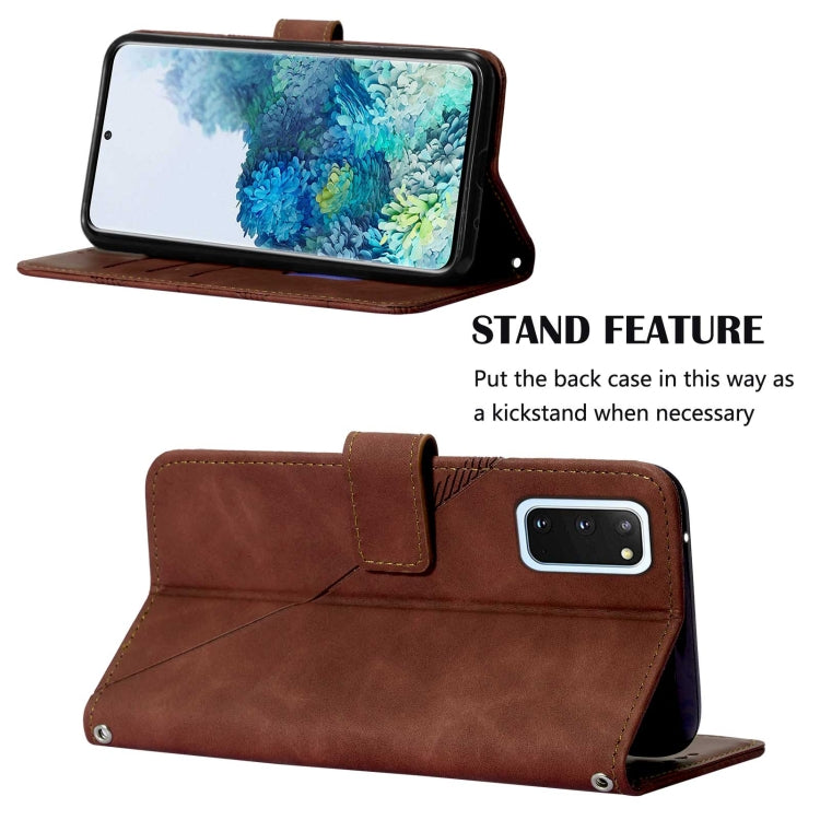 Crossbody 3D Embossed Flip Leather Phone Case, For Samsung Galaxy S20, For Samsung Galaxy S21 5G, For Samsung Galaxy S21 FE 5G, For Samsung Galaxy S21 Ultra 5G, For Samsung Galaxy S21+ 5G, For Samsung Galaxy S22 5G, For Samsung Galaxy S22+ 5G          ...