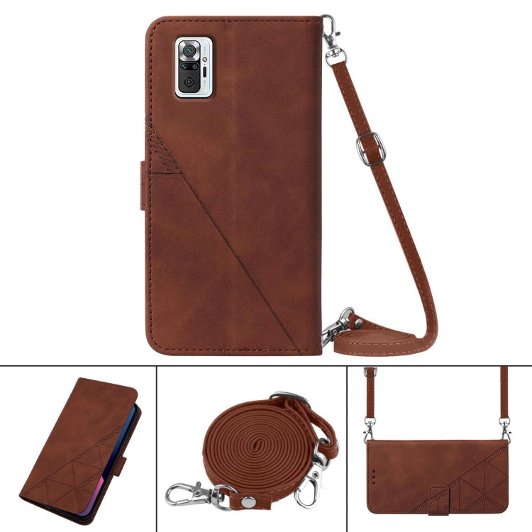 Crossbody 3D Embossed Flip Leather Phone Case, For Xiaomi Redmi Note 10 Pro/10 Pro Max, For Xiaomi Redmi Note 11 5G/Poco M4 Pro 5G, For Xiaomi Redmi Note 11 Pro+, For Xiaomi Redmi 9 / 9 Power / Poco M2, For Xiaomi Redmi 9A / 9i / 9AT                   ...
