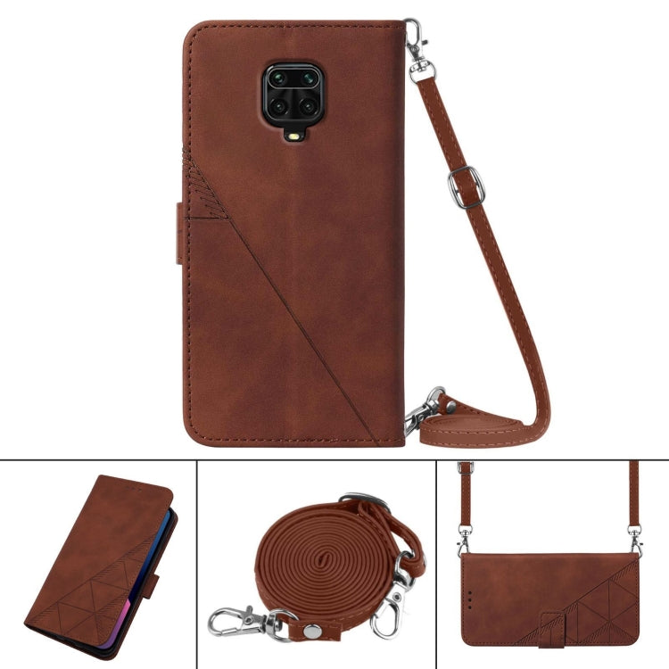 Crossbody 3D Embossed Flip Leather Phone Case, For Xiaomi Redmi Note 9 Pro/9 Pro Max/9S, For Xiaomi Redmi Note 9T, For Xiaomi Redmi Note 10 5G/10T 5G, For Xiaomi Redmi Note 10S / 10 4G, For Xiaomi Redmi Note 11 4G/Redmi 10/10 Prime                     ...
