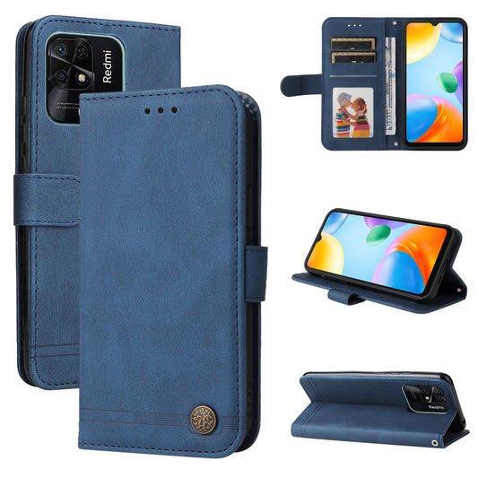 Skin Feel Life Tree Metal Button Leather Phone Case, For Xiaomi Redmi 10C 4G / Redmi 10 India Version, For Xiaomi Poco X4 Pro 5G, For Honor 50 SE / nova 9 SE, For OPPO Find X5, For OPPO Find X5 Pro