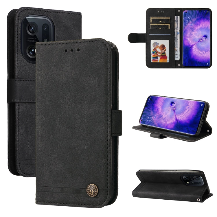 Skin Feel Life Tree Metal Button Leather Phone Case, For Xiaomi Redmi 10C 4G / Redmi 10 India Version, For Xiaomi Poco X4 Pro 5G, For Honor 50 SE / nova 9 SE, For OPPO Find X5, For OPPO Find X5 Pro