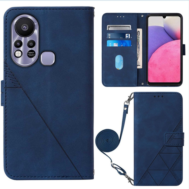 Crossbody 3D Embossed Flip Leather Phone Case, For Tecno Phantom X, For Infinix Hot 11 Play, For Infinix Hot 11S NFC X6812B, For Infinix Note 11, For Infinix Note 11 Pro, For Infinix Note 11i, For Infinix Note 11S, For Infinix Smart 6