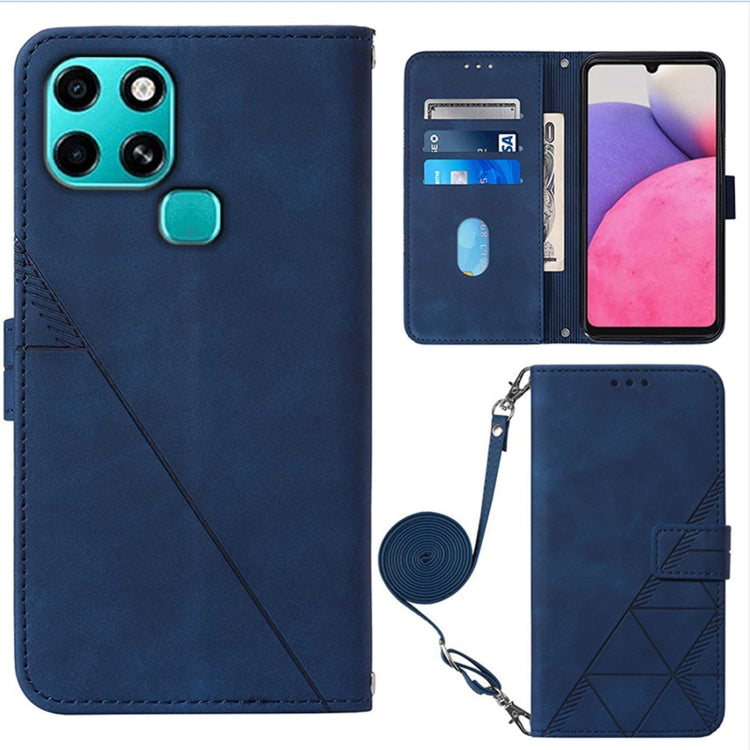 Crossbody 3D Embossed Flip Leather Phone Case, For Tecno Phantom X, For Infinix Hot 11 Play, For Infinix Hot 11S NFC X6812B, For Infinix Note 11, For Infinix Note 11 Pro, For Infinix Note 11i, For Infinix Note 11S, For Infinix Smart 6