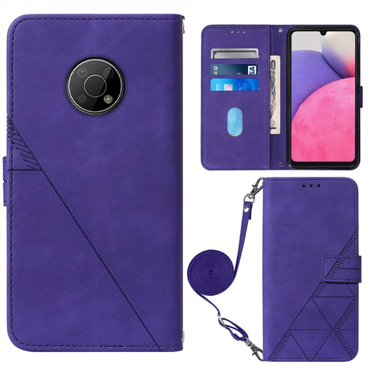 Crossbody 3D Embossed Flip Leather Phone Case, For Nokia C30, For Nokia G300, For Nokia C01 Plus, For Nokia C1 2020, For Nokia C20, For Nokia C20 Plus, For Nokia G20 / G10 / 6.3, For Nokia X20 / X10