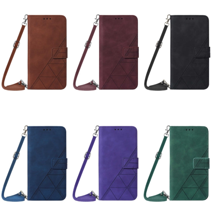 Crossbody 3D Embossed Flip Leather Phone Case, For Nokia XR20, For Nokia 1.4, For Nokia 2.4
