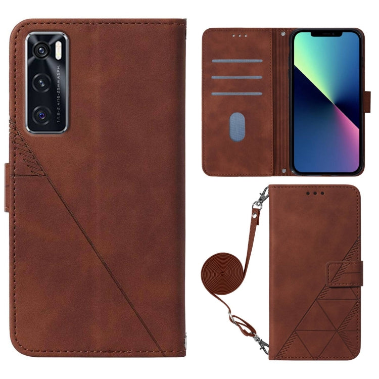 Crossbody 3D Embossed Flip Leather Phone Case, For vivo V20 SE, For vivo V20 / V21e 4G, For vivo V21e 5G, For vivo Y31s 5G India Version, For vivo Y51 2020 / Y31 / Y51a, For vivo Y51s 5G / Y70s / iQOO U1, For vivo Y72 5G Vietnam Version                ...