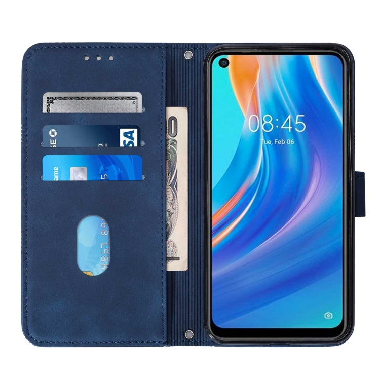 Crossbody 3D Embossed Flip Leather Phone Case, For Tecno Spark 7 Pro