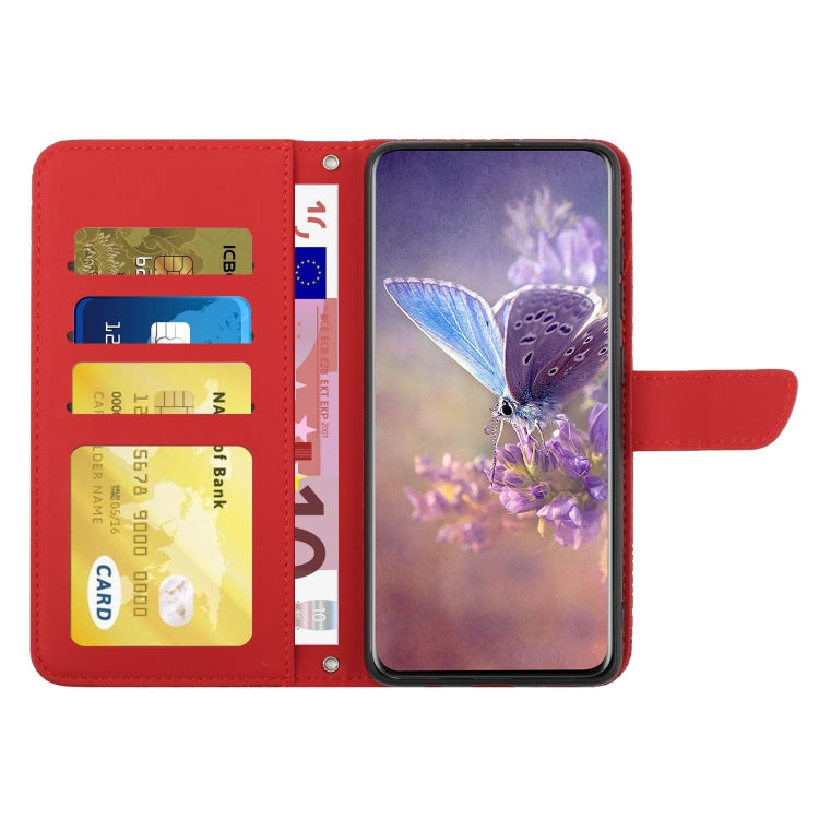 Skin Feel Butterfly Peony Embossed Leather Phone Case, For Nokia X20, For Nokia XR20