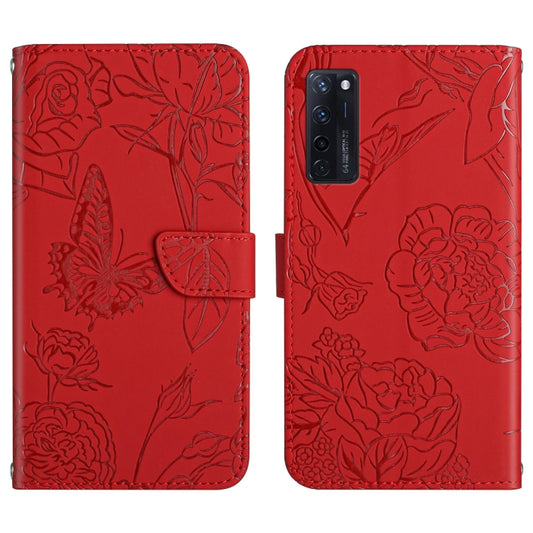 Skin Feel Butterfly Peony Embossed Leather Phone Case, For ZTE Axon 20 4G / 5G, For ZTE Axon 30 5G, For ZTE Blade A31, For ZTE Blade A51, For ZTE Blade A71, For ZTE Blade L210, For ZTE Blade V30, For ZTE Libero 5G, For ZTE Libero 5G II                 ...
