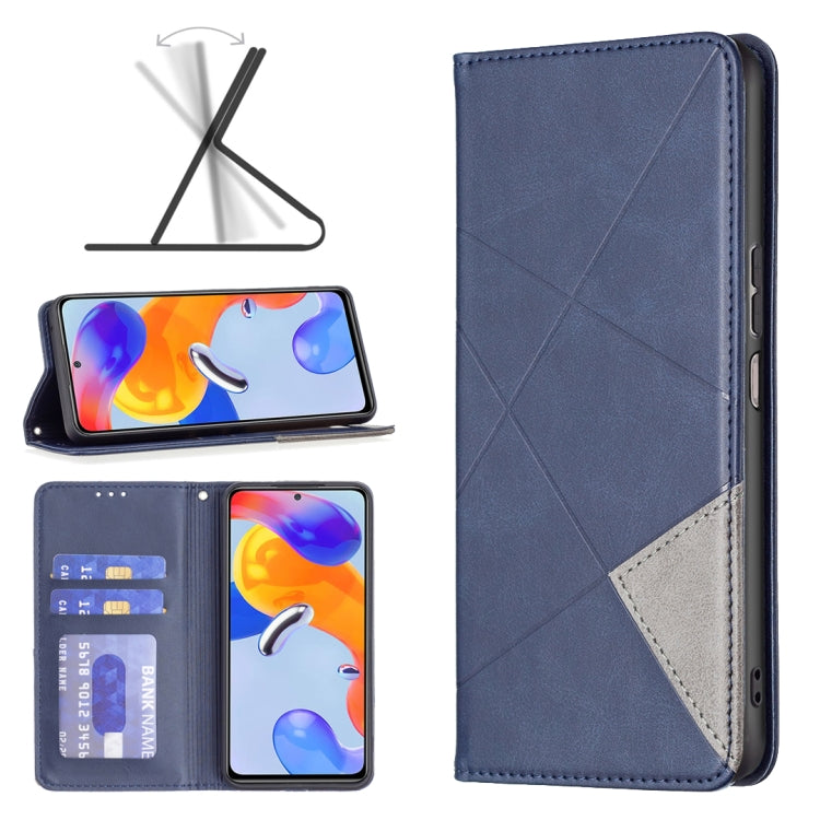 Prismatic Invisible Magnetic Leather Phone Case, For Xiaomi Redmi Note 11 Pro Global, For Honor X20, For Xiaomi 12 Pro