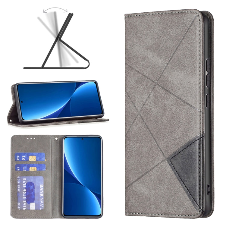 Prismatic Invisible Magnetic Leather Phone Case, For Xiaomi Redmi Note 11 Pro Global, For Honor X20, For Xiaomi 12 Pro