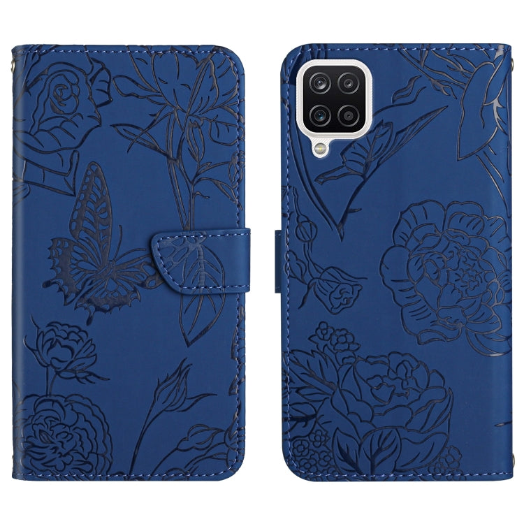 Skin Feel Butterfly Peony Embossed Leather Phone Case, For Samsung Galaxy A12, For Samsung Galaxy A13 4G, For Samsung Galaxy A13 5G, For Samsung Galaxy A20 / A30, For Samsung Galaxy A20e, For Samsung Galaxy A20s, For Samsung Galaxy A21                 ...