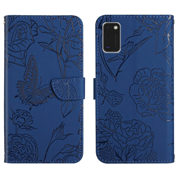 Skin Feel Butterfly Peony Embossed Leather Phone Case, For Samsung Galaxy A22 5G, For Samsung Galaxy A23 4G, For Samsung Galaxy A32 4G, For Samsung Galaxy A32 5G, For Samsung Galaxy A33 5G, For Samsung Galaxy A40, For Samsung Galaxy A41                ...