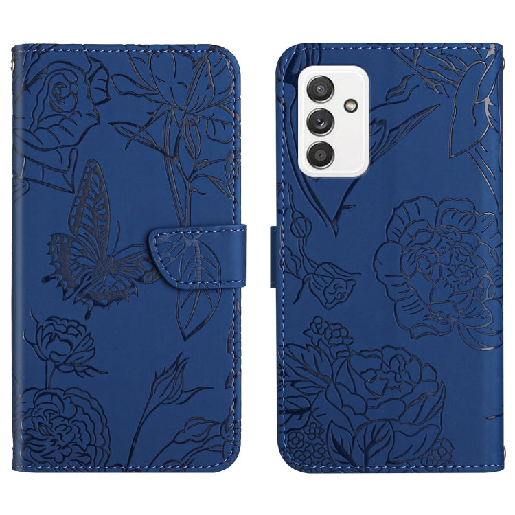 Skin Feel Butterfly Peony Embossed Leather Phone Case, For Samsung Galaxy A82, For Samsung Galaxy A91, For Samsung Galaxy F52 5G, For Samsung Galaxy F62 / M62, For Samsung Galaxy M10 / A10, For Samsung Galaxy M21, For Samsung Galaxy M31                ...