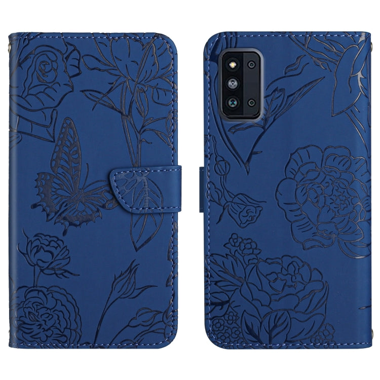 Skin Feel Butterfly Peony Embossed Leather Phone Case, For Samsung Galaxy A82, For Samsung Galaxy A91, For Samsung Galaxy F52 5G, For Samsung Galaxy F62 / M62, For Samsung Galaxy M10 / A10, For Samsung Galaxy M21, For Samsung Galaxy M31                ...