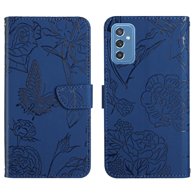 Skin Feel Butterfly Peony Embossed Leather Phone Case, For Samsung Galaxy A82, For Samsung Galaxy A91, For Samsung Galaxy F52 5G, For Samsung Galaxy F62 / M62, For Samsung Galaxy M10 / A10, For Samsung Galaxy M21, For Samsung Galaxy M31                ...