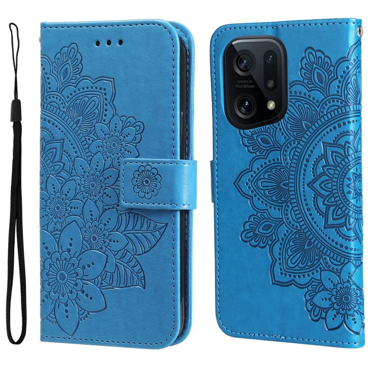 7-petal Flowers Embossed Flip Leather Phone Case, For Xiaomi Redmi 10C 4G / Redmi 10 (India), For Xiaomi Poco X4 Pro 5G, For Honor 50 SE / Huawei nova 9 SE, For OPPO Find X5 Lite / Reno7 5G, For OPPO Find X5, For OPPO Find X5 Pro                       ...