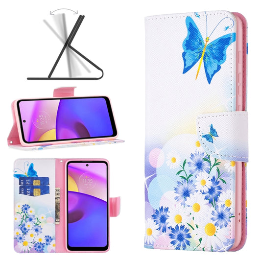 Colored Drawing Pattern Leather Phone Case, For Motorola Moto E40 / E30, For Motorola Moto G22, For Motorola Moto G31 / G41, For Motorola Moto G200 5G / Edge S30 5G, For OPPO A96 5G, For OPPO Find X5