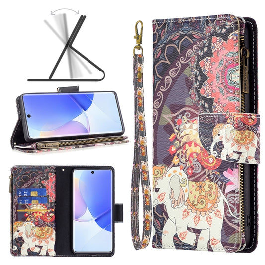Colored Drawing Pattern Zipper Leather Phone Case, For Honor 50 / Huawei nova 9, For Honor 50 Lite / Huawei nova 8i, For Motorola Moto E40 / E30, For Motorola Moto G22, For Motorola Moto G200 5G / Edge S30 5G