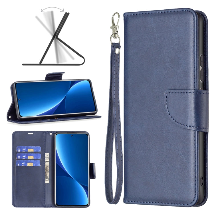 Lambskin Texture Pure Color Leather Phone Case, For Xiaomi 12 Pro
