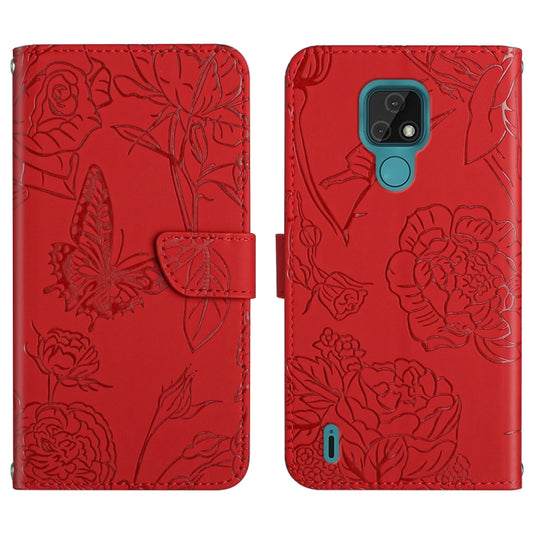 Skin Feel Butterfly Peony Embossed Leather Phone Case, For Motorola Moto E7, For Motorola Moto E7 Power, For Motorola Moto E20 / E30 / E40, For Motorola Edge 20, For Motorola Edge 20 Lite, For Motorola Edge 20 Pro, For Motorola Edge 30 Pro             ...