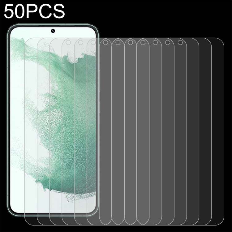 50 PCS 0.26mm 9H 2.5D Tempered Glass Film, For Samsung Galaxy S21 5G(50pcs), For Samsung Galaxy S21 Ultra 5G(50pcs), For Samsung Galaxy S21+ 5G(50pcs), For Samsung Galaxy S22 5G(50pcs), For Samsung Galaxy S22 Ultra  5G(50pcs)                           ...