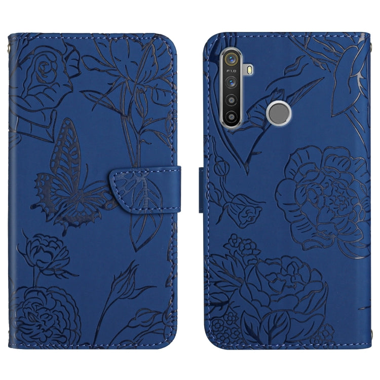 Skin Feel Butterfly Peony Embossed Leather Phone Case, For OPPO Realme 5, For OPPO Realme 5 Pro, For OPPO Realme 6, For OPPO Realme 6 Pro, For OPPO Realme 7, For OPPO Realme 7 Pro, For OPPO Realme 8 5G / V13 5G, For OPPO Realme 8 / 8 Pro               ...