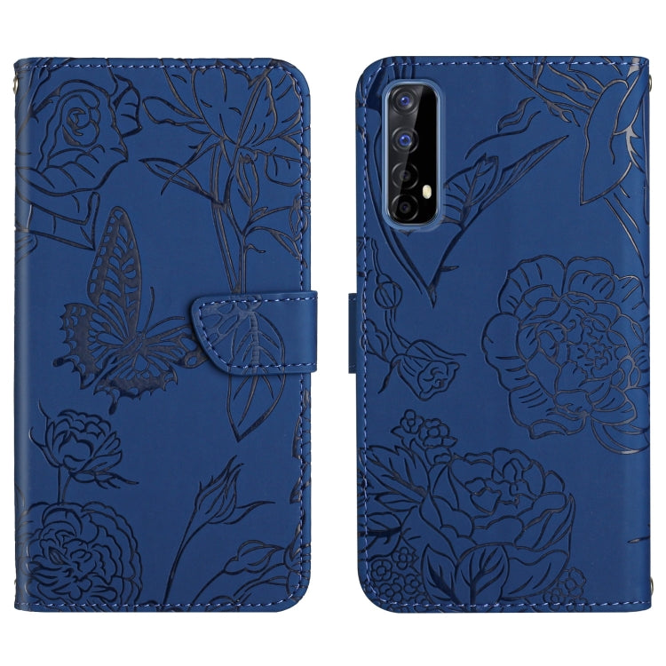 Skin Feel Butterfly Peony Embossed Leather Phone Case, For OPPO Realme 5, For OPPO Realme 5 Pro, For OPPO Realme 6, For OPPO Realme 6 Pro, For OPPO Realme 7, For OPPO Realme 7 Pro, For OPPO Realme 8 5G / V13 5G, For OPPO Realme 8 / 8 Pro               ...