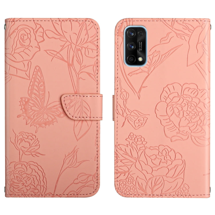 Skin Feel Butterfly Peony Embossed Leather Phone Case, For OPPO Realme 5, For OPPO Realme 5 Pro, For OPPO Realme 6, For OPPO Realme 6 Pro, For OPPO Realme 7, For OPPO Realme 7 Pro, For OPPO Realme 8 5G / V13 5G, For OPPO Realme 8 / 8 Pro               ...