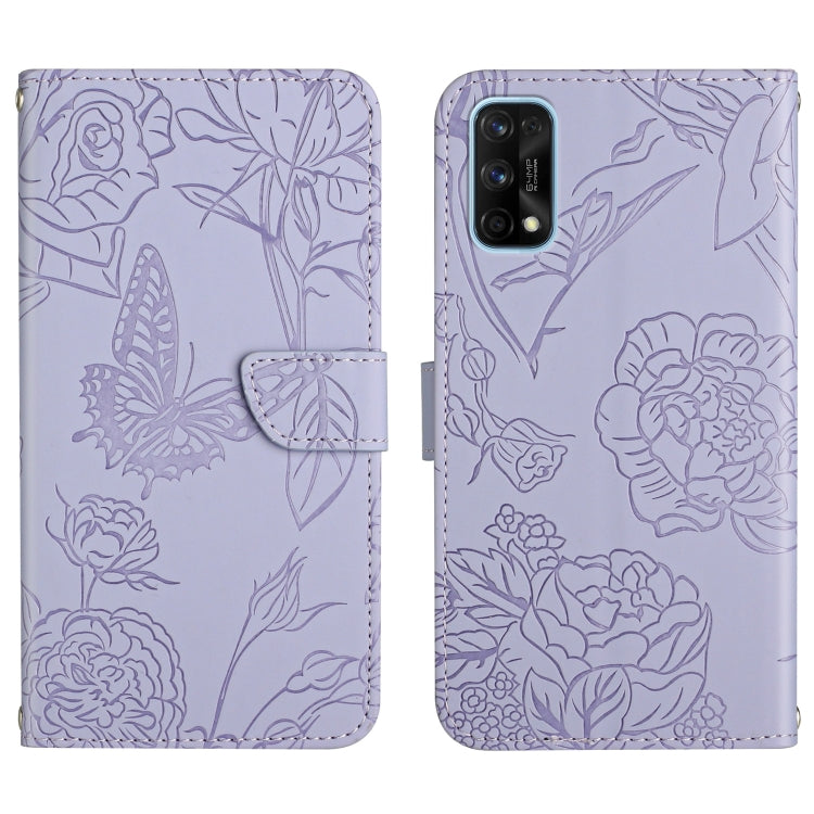 Skin Feel Butterfly Peony Embossed Leather Phone Case, For OPPO Realme 5, For OPPO Realme 5 Pro, For OPPO Realme 6, For OPPO Realme 6 Pro, For OPPO Realme 7, For OPPO Realme 7 Pro, For OPPO Realme 8 5G / V13 5G, For OPPO Realme 8 / 8 Pro               ...