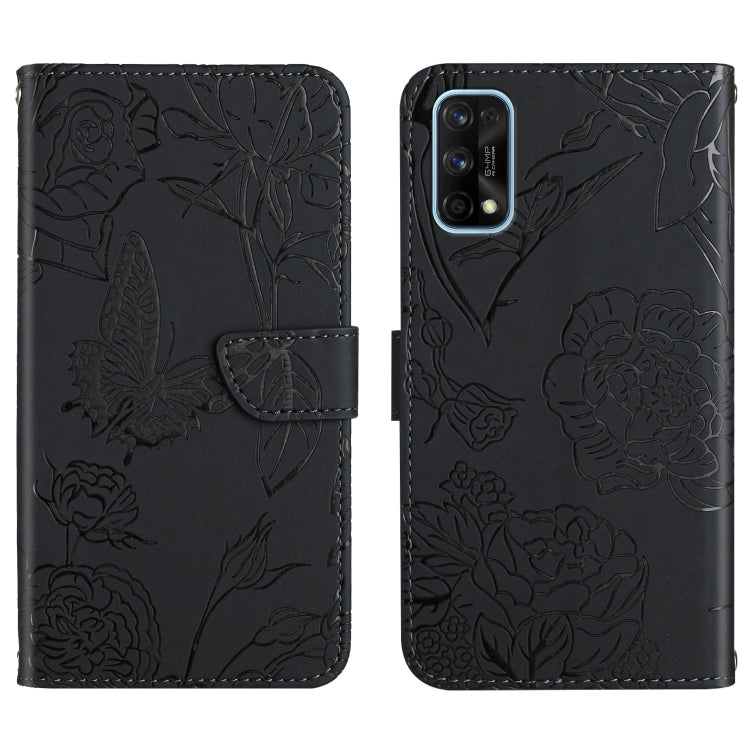 Skin Feel Butterfly Peony Embossed Leather Phone Case, For OPPO Realme 5, For OPPO Realme 5 Pro, For OPPO Realme 6, For OPPO Realme 6 Pro, For OPPO Realme 7, For OPPO Realme 7 Pro, For OPPO Realme 8 5G / V13 5G, For OPPO Realme 8 / 8 Pro               ...