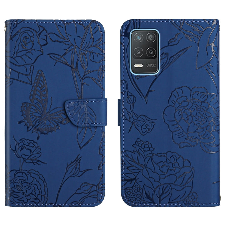 Skin Feel Butterfly Peony Embossed Leather Phone Case, For OPPO Realme 5, For OPPO Realme 5 Pro, For OPPO Realme 6, For OPPO Realme 6 Pro, For OPPO Realme 7, For OPPO Realme 7 Pro, For OPPO Realme 8 5G / V13 5G, For OPPO Realme 8 / 8 Pro               ...