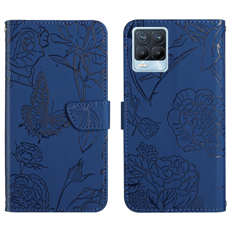 Skin Feel Butterfly Peony Embossed Leather Phone Case, For OPPO Realme 5, For OPPO Realme 5 Pro, For OPPO Realme 6, For OPPO Realme 6 Pro, For OPPO Realme 7, For OPPO Realme 7 Pro, For OPPO Realme 8 5G / V13 5G, For OPPO Realme 8 / 8 Pro               ...