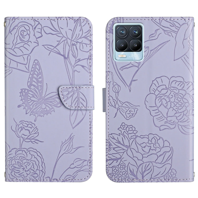 Skin Feel Butterfly Peony Embossed Leather Phone Case, For OPPO Realme 5, For OPPO Realme 5 Pro, For OPPO Realme 6, For OPPO Realme 6 Pro, For OPPO Realme 7, For OPPO Realme 7 Pro, For OPPO Realme 8 5G / V13 5G, For OPPO Realme 8 / 8 Pro               ...