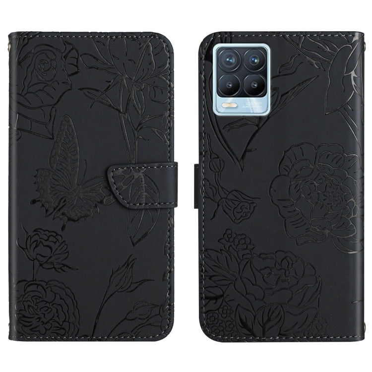 Skin Feel Butterfly Peony Embossed Leather Phone Case, For OPPO Realme 5, For OPPO Realme 5 Pro, For OPPO Realme 6, For OPPO Realme 6 Pro, For OPPO Realme 7, For OPPO Realme 7 Pro, For OPPO Realme 8 5G / V13 5G, For OPPO Realme 8 / 8 Pro               ...