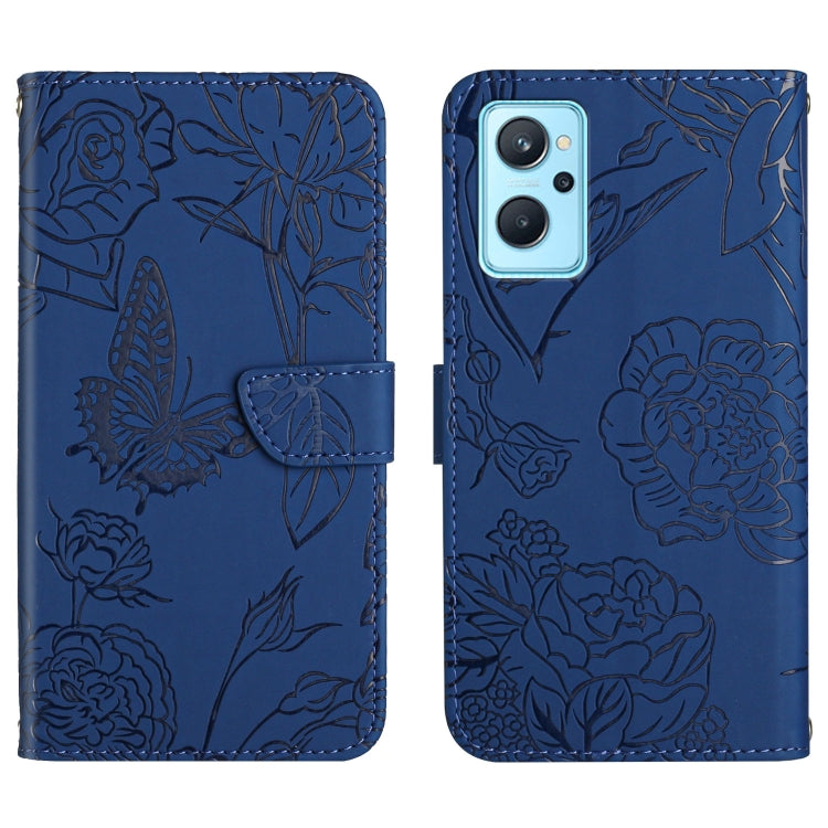 Skin Feel Butterfly Peony Embossed Leather Phone Case, For OPPO Realme 9i, For OPPO Realme C11, For OPPO Realme C15 / C12, For OPPO Realme C20 / C21, For OPPO Realme C31, For OPPO Realme C35, For OPPO Realme GT, For OPPO Realme GT Master