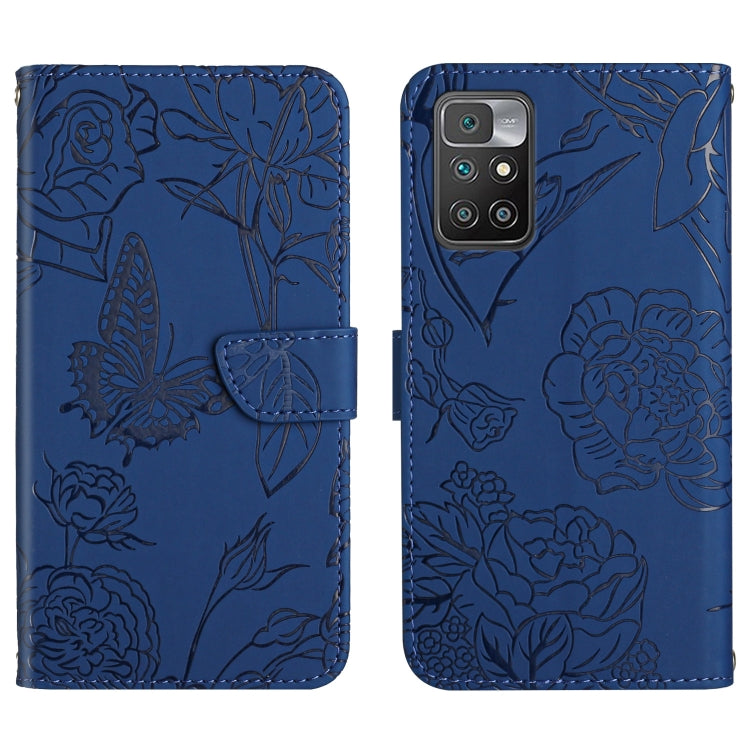 Skin Feel Butterfly Peony Embossed Leather Phone Case, For Xiaomi Redmi 8 / 8A, For Xiaomi Redmi 9, For Xiaomi Redmi 9A, For Xiaomi Redmi 9C, For Xiaomi Redmi 10 4G, For Xiaomi Redmi 10 5G / Note 11E, For Xiaomi Redmi 10C, For Xiaomi Redmi K30 Pro     ...