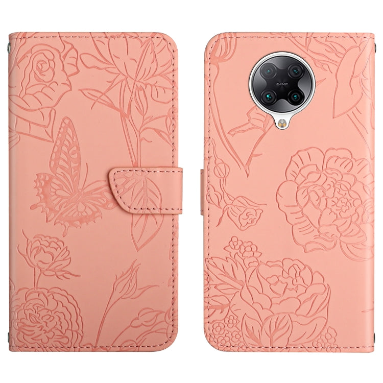 Skin Feel Butterfly Peony Embossed Leather Phone Case, For Xiaomi Redmi 8 / 8A, For Xiaomi Redmi 9, For Xiaomi Redmi 9A, For Xiaomi Redmi 9C, For Xiaomi Redmi 10 4G, For Xiaomi Redmi 10 5G / Note 11E, For Xiaomi Redmi 10C, For Xiaomi Redmi K30 Pro     ...