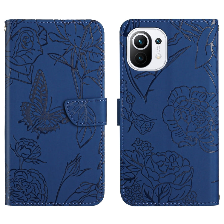 Skin Feel Butterfly Peony Embossed Leather Phone Case, For Xiaomi Mi 11 Lite, For Xiaomi Mi 11 Pro, For Xiaomi Mi 11 Ultra, For Xiaomi Mi 11T / 11T Pro, For Xiaomi 12 / 12 Pro, For Xiaomi Mi Mix 4, For Xiaomi Mi Note 10 Lite                            ...