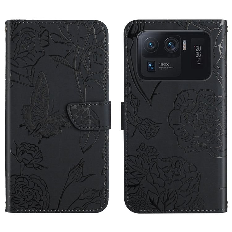 Skin Feel Butterfly Peony Embossed Leather Phone Case, For Xiaomi Mi 11 Lite, For Xiaomi Mi 11 Pro, For Xiaomi Mi 11 Ultra, For Xiaomi Mi 11T / 11T Pro, For Xiaomi 12 / 12 Pro, For Xiaomi Mi Mix 4, For Xiaomi Mi Note 10 Lite                            ...