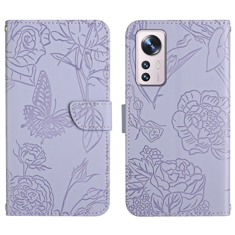 Skin Feel Butterfly Peony Embossed Leather Phone Case, For Xiaomi Mi 11 Lite, For Xiaomi Mi 11 Pro, For Xiaomi Mi 11 Ultra, For Xiaomi Mi 11T / 11T Pro, For Xiaomi 12 / 12 Pro, For Xiaomi Mi Mix 4, For Xiaomi Mi Note 10 Lite                            ...