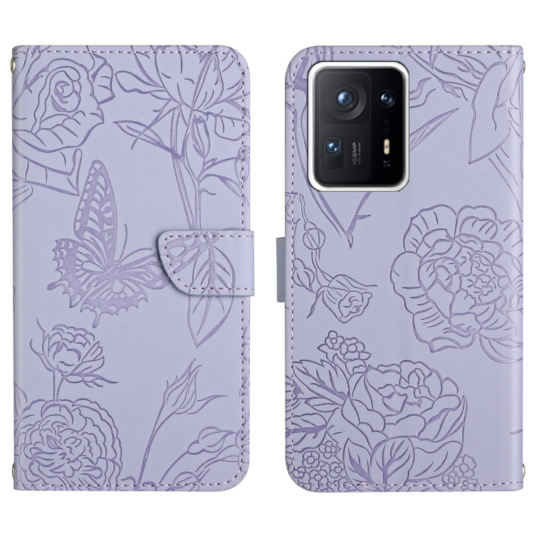 Skin Feel Butterfly Peony Embossed Leather Phone Case, For Xiaomi Mi 11 Lite, For Xiaomi Mi 11 Pro, For Xiaomi Mi 11 Ultra, For Xiaomi Mi 11T / 11T Pro, For Xiaomi 12 / 12 Pro, For Xiaomi Mi Mix 4, For Xiaomi Mi Note 10 Lite                            ...