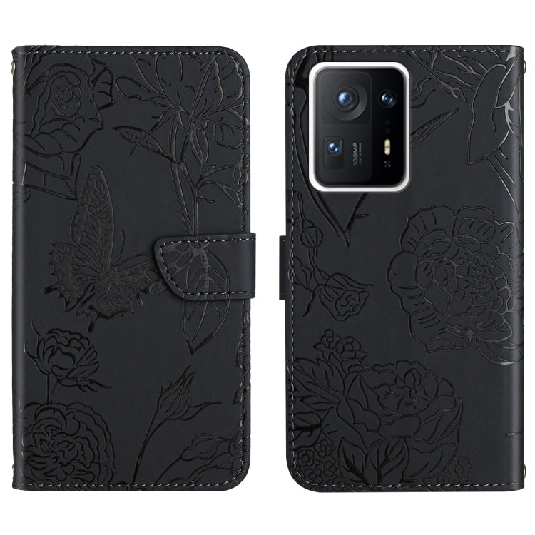 Skin Feel Butterfly Peony Embossed Leather Phone Case, For Xiaomi Mi 11 Lite, For Xiaomi Mi 11 Pro, For Xiaomi Mi 11 Ultra, For Xiaomi Mi 11T / 11T Pro, For Xiaomi 12 / 12 Pro, For Xiaomi Mi Mix 4, For Xiaomi Mi Note 10 Lite                            ...